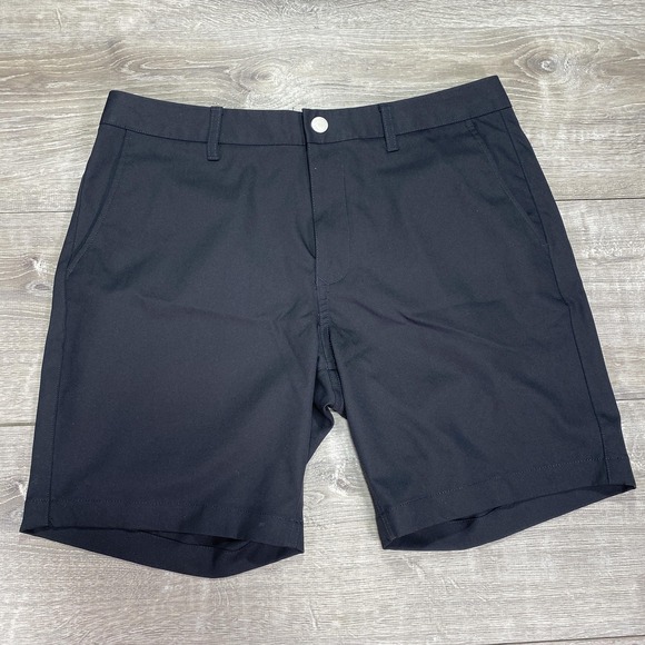 Bonobos Golf Shorts Mens 34 Black 8 Inch Inseam Performance Stretch Quick Dry - Picture 1 of 7